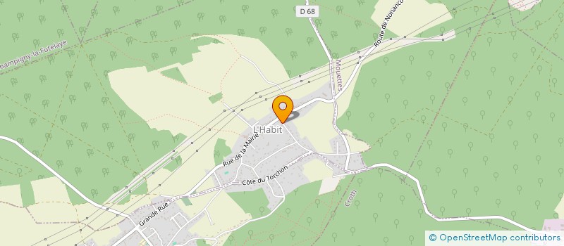 localisation de l'entreprise MONSIEUR DAMIEN DURAND  MOUETTES