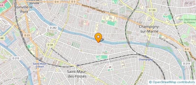 localisation de l'entreprise MONSIEUR DAMIEN DURAND  SAINT-MAUR-DES-FOSSES