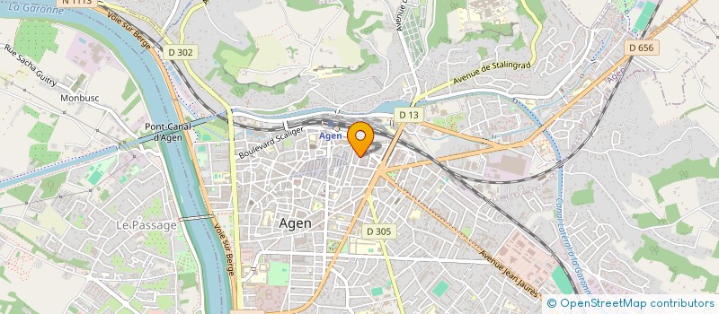 localisation de l'entreprise MONSIEUR DAMIEN DURAND  AGEN