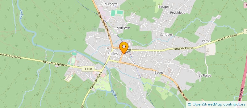 localisation de l'entreprise MONSIEUR DAMIEN DURIE  SALLES