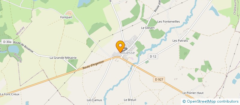 localisation de l'entreprise MONSIEUR DAMIEN DURIS à BOUESSE