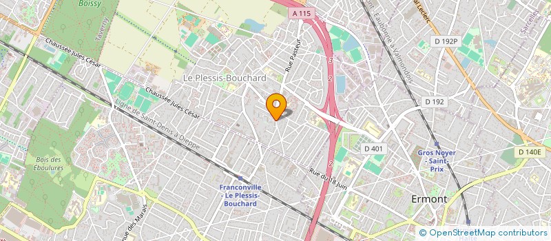 localisation de l'entreprise MONSIEUR DAMIEN DUSSAULX à LE PLESSIS-BOUCHARD
