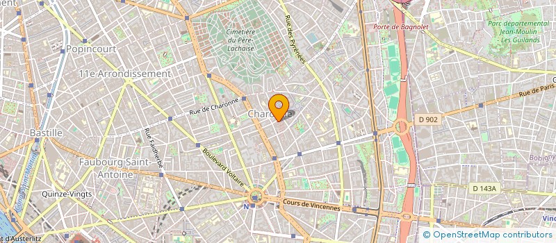 localisation de l'entreprise MONSIEUR DAMIEN DUTRAIT  PARIS