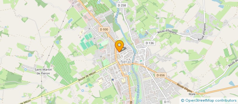 localisation de l'entreprise MONSIEUR DAMIEN DUVIVIER  NERAC