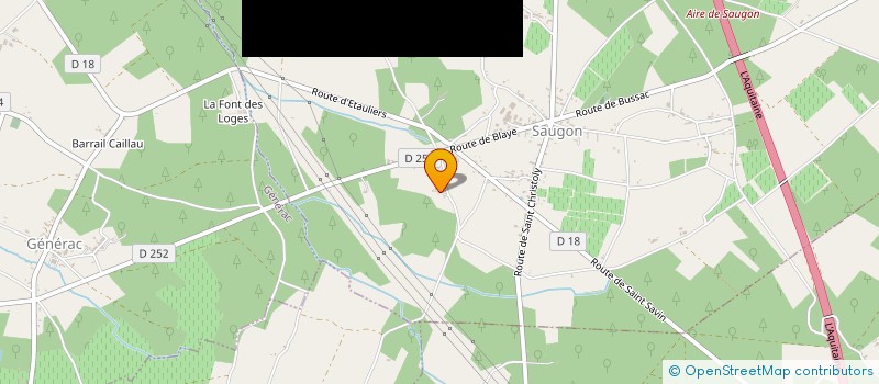 localisation de l'entreprise MONSIEUR DAMIEN EGEA-RUIS  SAUGON