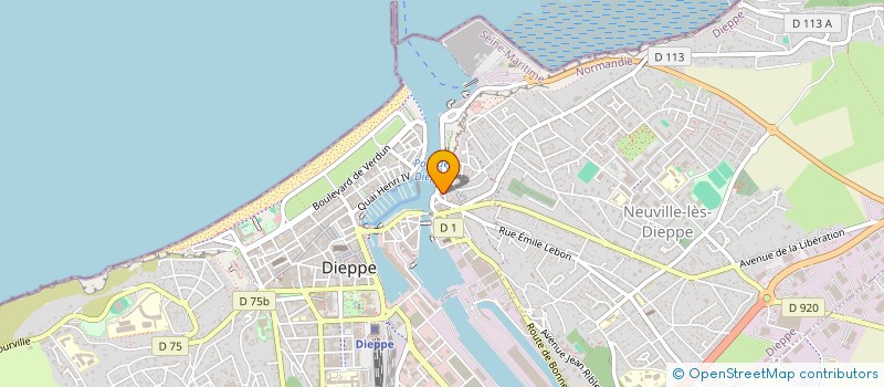 localisation de l'entreprise MONSIEUR DAMIEN ESCARBASSIERE à DIEPPE