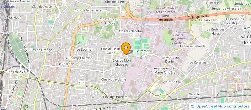 localisation de l'entreprise MONSIEUR DAMIEN ESCUER  ORLEANS