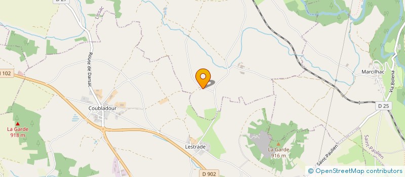 localisation de l'entreprise MONSIEUR DAMIEN ETALON  LISSAC