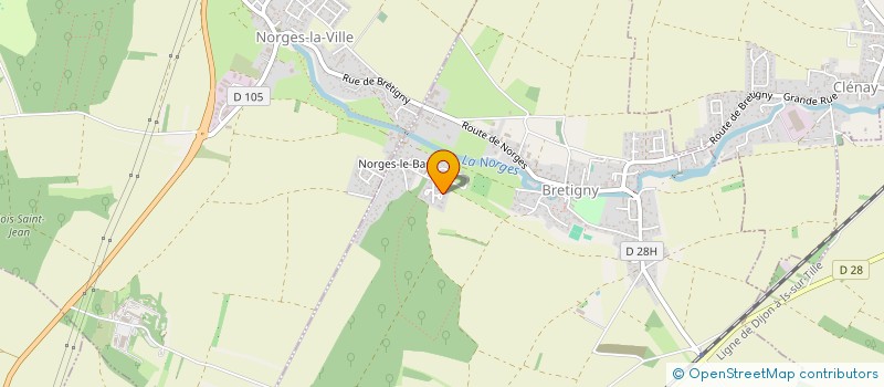 localisation de l'entreprise MONSIEUR DAMIEN EVRARD  BRETIGNY