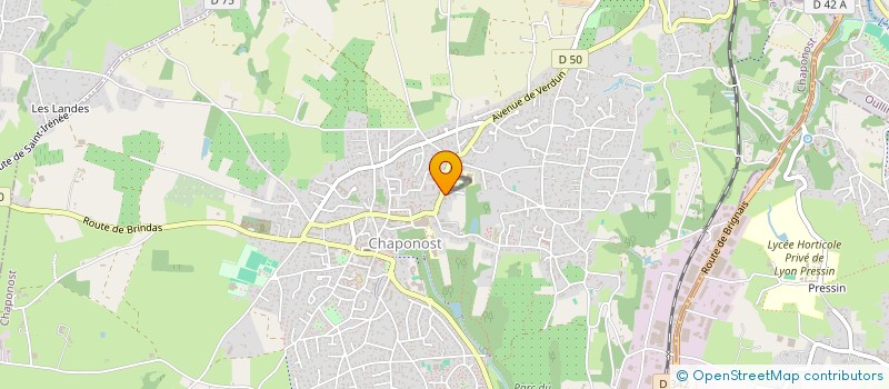 localisation de l'entreprise MONSIEUR DAMIEN FACHE  CHAPONOST