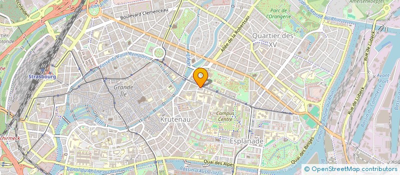 localisation de l'entreprise MONSIEUR DAMIEN FAIVRE à STRASBOURG