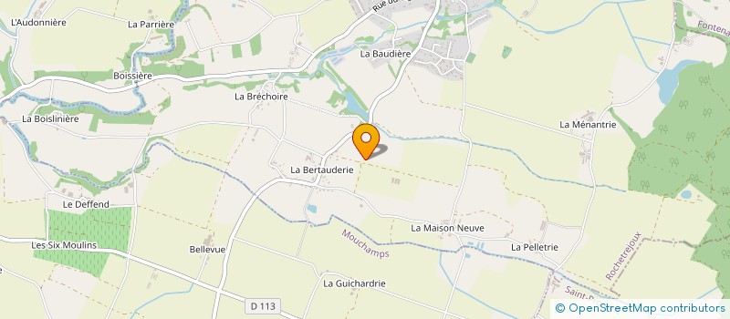 localisation de l'entreprise MONSIEUR DAMIEN FAUCHER à ROCHETREJOUX