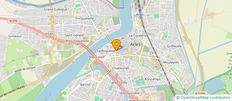 localisation de l'entreprise MONSIEUR DAMIEN FAUPIN  ARLES