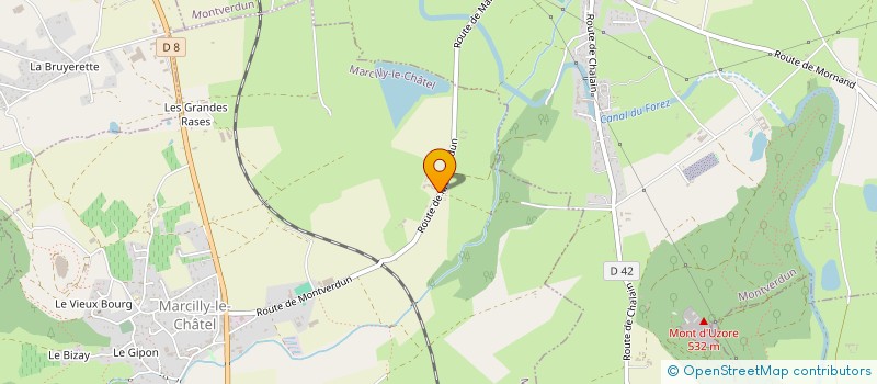 localisation de l'entreprise MONSIEUR DAMIEN FAYE  MARCILLY-LE-CHATEL