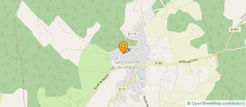 localisation de l'entreprise MONSIEUR DAMIEN FAYET  SAINT-ETIENNE-LES-ORGUES