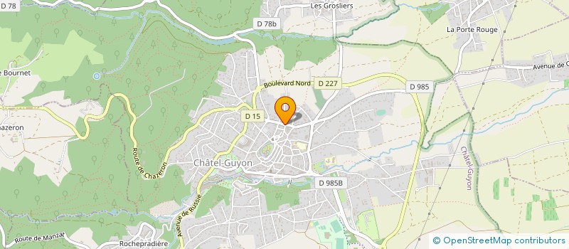 localisation de l'entreprise MONSIEUR DAMIEN FAYT à CHATEL-GUYON