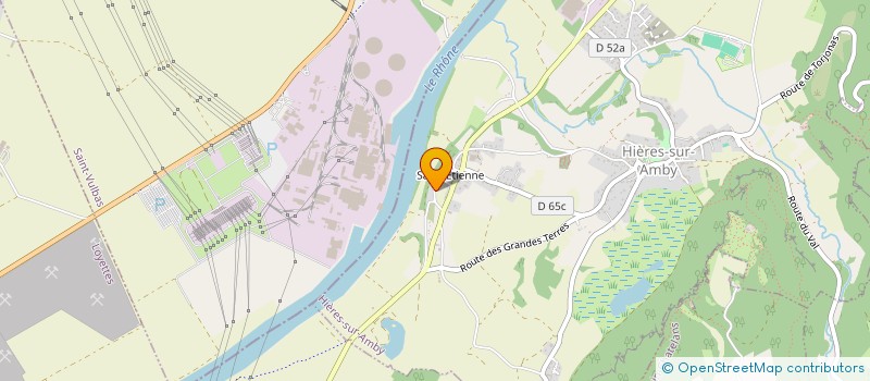 localisation de l'entreprise MONSIEUR DAMIEN FERAUD  HIERES-SUR-AMBY