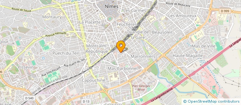 localisation de l'entreprise MONSIEUR DAMIEN FERNANDEZ  NIMES