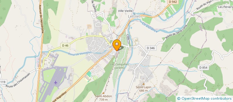 localisation de l'entreprise MONSIEUR DAMIEN FERNANDEZ CEBRIAN  TALLARD