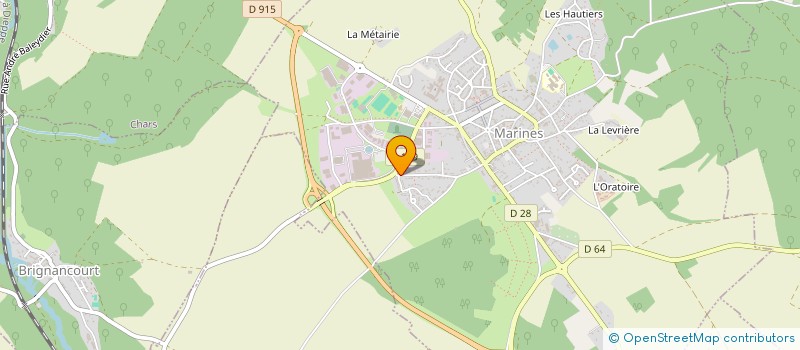 localisation de l'entreprise MONSIEUR DAMIEN FERNET à MARINES