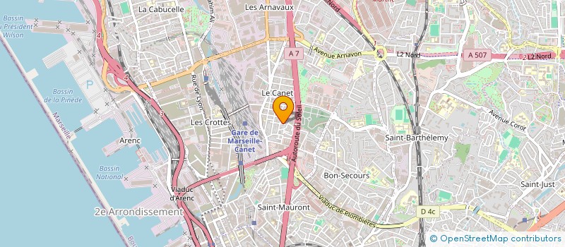 localisation de l'entreprise MONSIEUR DAMIEN FERRIEZ à MARSEILLE