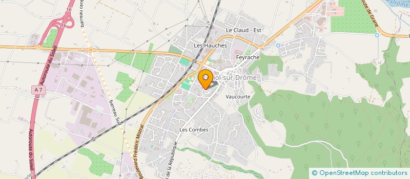 localisation de l'entreprise MONSIEUR DAMIEN FEUCHT  LORIOL-SUR-DROME