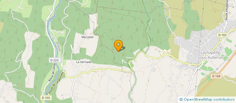 localisation de l'entreprise MONSIEUR DAMIEN FIARD  LACHAPELLE-SOUS-AUBENAS