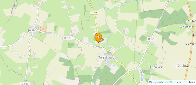 localisation de l'entreprise MONSIEUR DAMIEN FLANDRIN  TERREHAULT