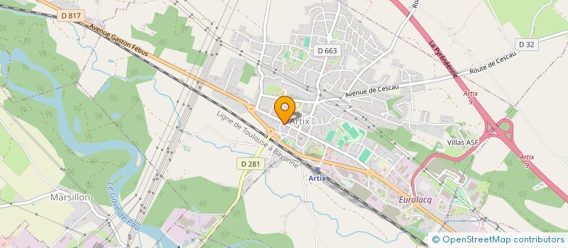 localisation de l'entreprise MONSIEUR DAMIEN FLORES à ARTIX