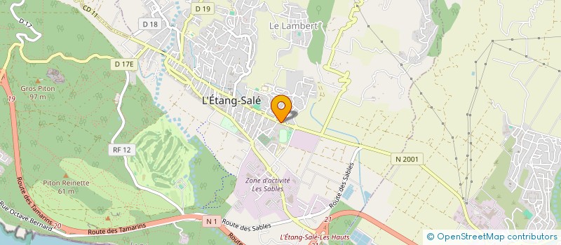 localisation de l'entreprise MONSIEUR DAMIEN FOCK-SI-MING  L'ETANG-SALE