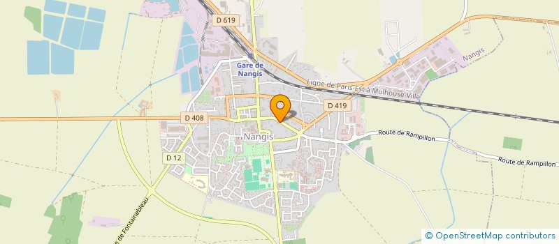 localisation de l'entreprise MONSIEUR DAMIEN FONTAINE  NANGIS