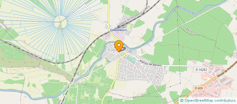 localisation de l'entreprise MONSIEUR DAMIEN FONTENAY à COLOMBIERS