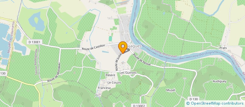 localisation de l'entreprise MONSIEUR DAMIEN FORO  FLAUJAGUES