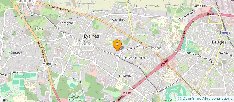 localisation de l'entreprise MONSIEUR DAMIEN FORTIER à EYSINES