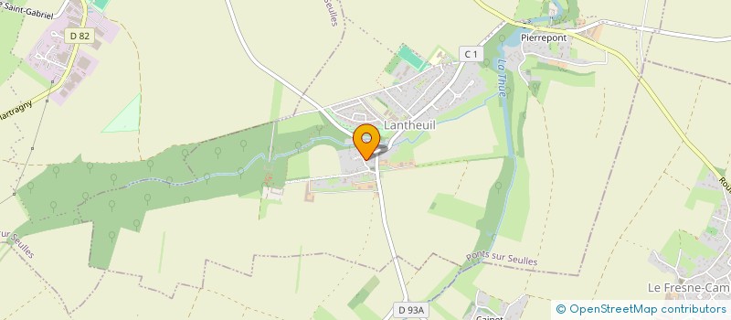 localisation de l'entreprise MONSIEUR DAMIEN FOSSEY  PONTS SUR SEULLES