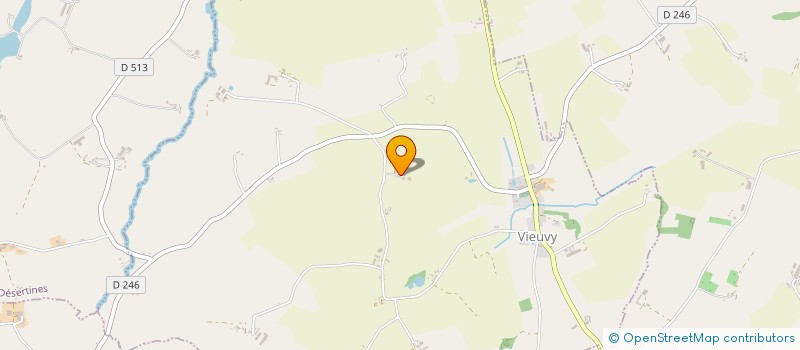 localisation de l'entreprise MONSIEUR DAMIEN FOUQUE  VIEUVY