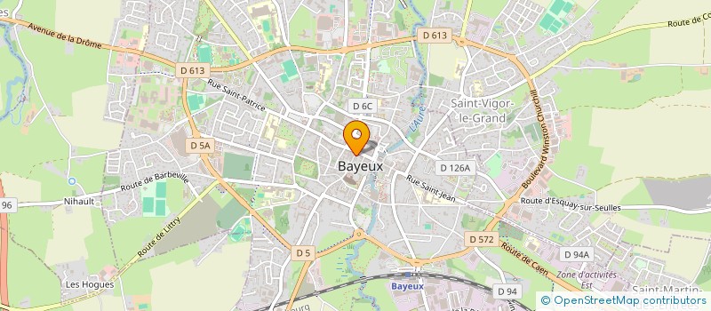 localisation de l'entreprise MONSIEUR DAMIEN FOUQUES  BAYEUX