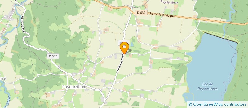 localisation de l'entreprise MONSIEUR DAMIEN FOURQUET  PUYDARRIEUX