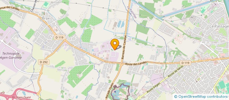 localisation de l'entreprise MONSIEUR DAMIEN FRANCHET  BRAX