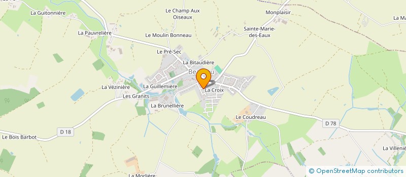 localisation de l'entreprise MONSIEUR DAMIEN FRAPPEREAU  BEAUFOU