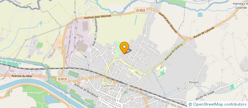 localisation de l'entreprise MONSIEUR DAMIEN FRECHIC  VALENCE