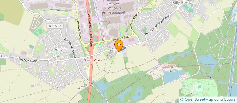 localisation de l'entreprise MONSIEUR DAMIEN FRENOY  BILLY-BERCLAU