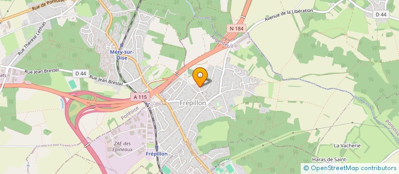 localisation de l'entreprise MONSIEUR DAMIEN GABELA MATEOS  FREPILLON