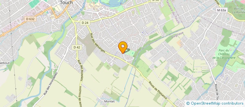 localisation de l'entreprise MONSIEUR DAMIEN GAGNIERES  PLAISANCE-DU-TOUCH