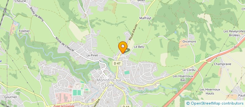 localisation de l'entreprise MONSIEUR DAMIEN GALLEGO  MONISTROL-SUR-LOIRE