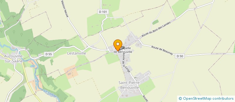 localisation de l'entreprise MONSIEUR DAMIEN GALLOIS  SAINT-PIERRE-BENOUVILLE