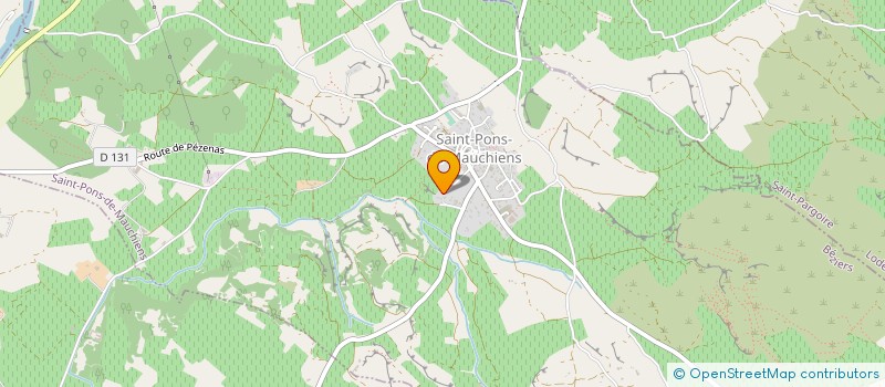 localisation de l'entreprise MONSIEUR DAMIEN GALTIER  SAINT-PONS-DE-MAUCHIENS