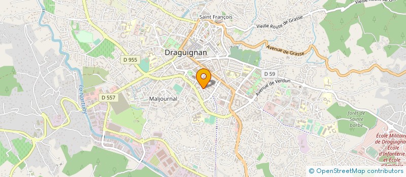 localisation de l'entreprise MONSIEUR DAMIEN GALVAGNO  DRAGUIGNAN