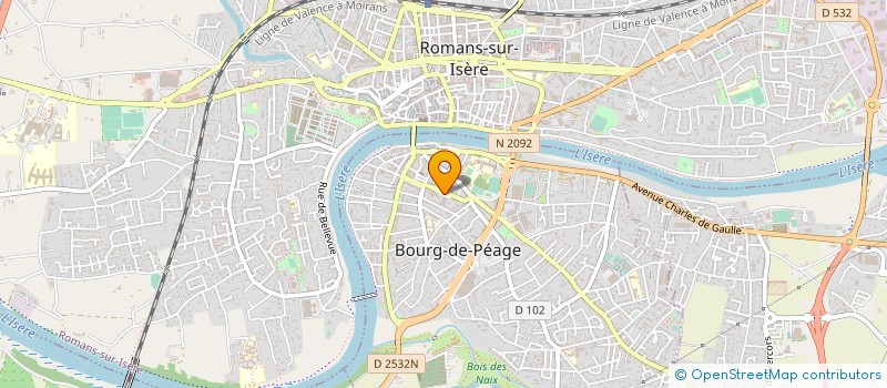 localisation de l'entreprise MONSIEUR DAMIEN GANIMEDE  BOURG-DE-PEAGE