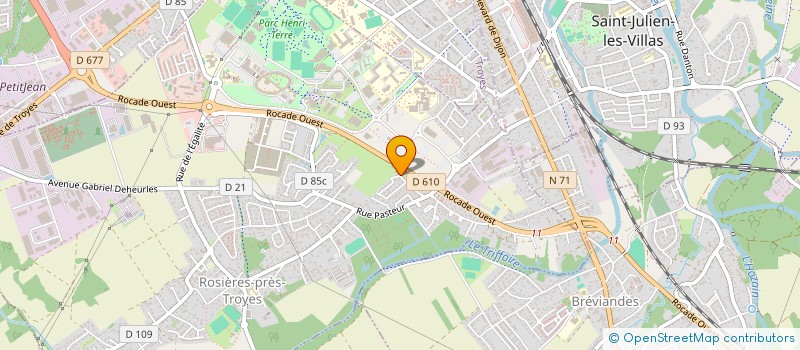 localisation de l'entreprise MONSIEUR DAMIEN GARCIA  ROSIERES-PRES-TROYES